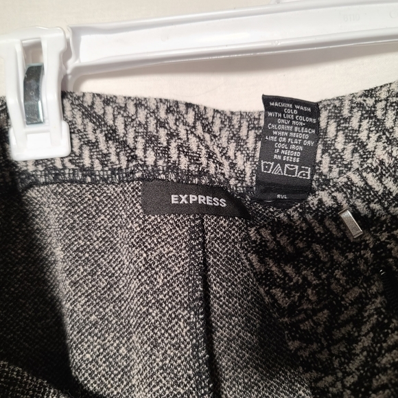 Express Chevron Vintage Cotton Boot-Cut Pants 5/6 - Picture 4 of 5